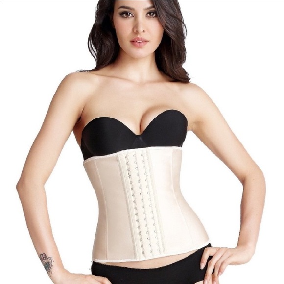 NEW Waist Cincher Latex Trimmer Corset Body Shaper - Picture 1 of 10